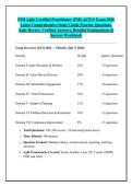 PMI Agile Certified Practitioner &lpar;PMI-ACP&rpar;&reg; Exam 2026 &NewLine;Latest Comprehensive Study Guide Practice Questions&comma; &NewLine;Agile Review&comma; Verified Answers&comma; Detailed Explanations & &NewLine;Success Workbook