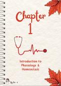 Human Physiology&colon; From Cells to Systems &mdash; 9th Edition &mdash; Chapter 1 &mdash; Introduction to Physiology and Homeostasis&comma; Lecture Summary