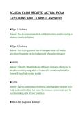 BC-ADM EXAM UPDATED ACTUAL EXAM&NewLine;QUESTIONS AND CORRECT ANSWERS