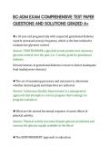 BC-ADM EXAM COMPREHENSIVE TEST PAPER&NewLine;QUESTIONS AND SOLUTIONS GRADED A&plus;