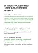 BC-ADM EXAM FINAL PAPER COMPLETE&NewLine;QUESTIONS AND ANSWERS VERIFIED&NewLine;PREPARATION&NewLine;
