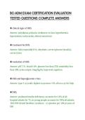 BC-ADM EXAM CERTIFICATION EVALUATION&NewLine;TESTED QUESTIONS COMPLETE ANSWERS