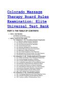 2026&sol;2027 S-Tier Colorado Massage Therapy Board Rules &lpar;DORA&rpar; Exam Prep &vert; 22&plus; Elite Questions&comma; Explanations & Free Cheat Sheet