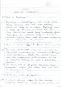 Class 11 chapter 1 psychology handwritten notes&sol;question answers 