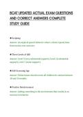 BCAT UPDATED ACTUAL EXAM QUESTIONS&NewLine;AND CORRECT ANSWERS COMPLETE&NewLine;STUDY GUIDE