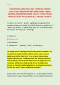 NUR 190 FINAL EXAM 2026&ndash;2027&comma; UPDATED & VERIFIED &NewLine;STUDY GUIDE&comma; FREQUENTLY TESTED QUESTIONS&comma; CORRECT &NewLine;ANSWERS&comma; DETAILED SOLUTIONS&comma; AND KEY TOPICS&period; PREPARE &NewLine;SMARTER&comma; STUDY WITH CONFIDENCE&comma; AND AIM FOR AN A&plus;