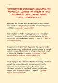WGU D333 ETHICS IN TECHNOLOGY EXAM LATEST 2026 &NewLine;ACTUAL EXAM&vert; COMPLETE 500&plus; FREQUENTLY TESTED &NewLine;QUESTIONS AND CORRECT DETAILED ANSWERS &NewLine;&lpar;VERIFIED ANSWERS&rpar; GRADED A&plus; 