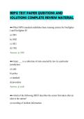 BEFO TEST PAPER QUESTIONS AND&NewLine;SOLUTIONS COMPLETE REVIEW MATERIAL