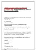 ATI RN Concept Based Assessment Level 3  Proctored Exam &vert; Questions And Correct Answers &vert;  Latest Update&vert; Score 100&percnt;
