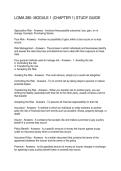 LOMA 280- MODULE 1 &lpar;CHAPTER 1&rpar; STUDY GUIDE