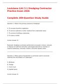 Louisiana &lpar;LA&rpar; 3&period;1 Dredging Contractor Practice Exam 2026