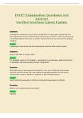 EVITP Examination Questions and&NewLine;Answers&NewLine;Verified Solutions Latest Update