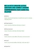 BIO 139 KCTCS UPDATED ACTUAL&NewLine;QUESTIONS AND CORRECT ANSWERS&NewLine;COMPREHENSIVE STUDY GUIDE FULL&NewLine;SOLUTION