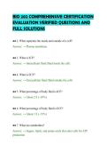 BIO 202 COMPREHENSIVE CERTIFICATION&NewLine;EVALUATION VERIFIED QUESTIONS AND&NewLine;FULL SOLUTIONS&NewLine;