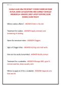Combat medic 68w FIELDCRAFT 3 EXAM C168W144 EXAM &NewLine;ACTUAL EXAM 110 QUESTIONS AND CORRECT DETAILED &NewLine;ANSWERS&vert;A&plus; GRADED&vert;&vert;BEST LATEST EDITION&vert;&vert;SURE &NewLine;EXAMS&vert;&vert;SURE PASS&excl;&excl;&excl;