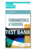 test Bank for Potter & Perry&rsquo;s Fundamentals of Nursing &lpar;11th Edition&rpar; &ndash; Complete Study Guide &lpar;Chapters 1&ndash;50&rpar;