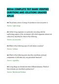 BIO101 COMPLETE TEST BANK VERIFIED&NewLine;QUESTIONS AND SOLUTIONS GRADED&NewLine;APLUS&NewLine;