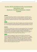 Evolve HESI Fundamentals Assessment&NewLine;Questions and&NewLine;Answers Verified Solutions Latest&NewLine;Update