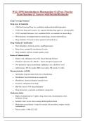 WGU D398 Introduction to Pharmacology OA Actual Exam Questions and Answers Latest Update