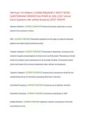 UW Psych 101 Midterm 2 EXAM&vert; FREQUENTLY MOST TESTED &NewLine;QUESTIONSAND VERIFIED SOLUTIONS &commat; 2026 &vert;&vert; 2027 &lpar;Actual &NewLine;Exam&rpar; Questions with verified Answers&vert;&vert; LATEST UPDATE 