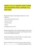 HURST ACTUAL CERTIFICATION PAPER&NewLine;2026 QUESTIONS WITH ANSWERS FULL&NewLine;SOLUTION&period;&NewLine;