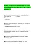 HURST COMPREHENSIVE TEST SCRIPT&NewLine;2026 QUESTIONS WITH SOLUTIONS 100&percnt;&NewLine;CORRECT&period;&NewLine;