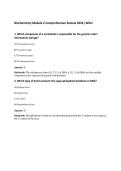 Biochemistry Module 2 Comprehensive Review 2026 &vert;WGU&NewLine;