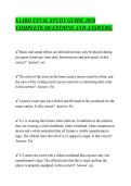IAABO FINAL STUDY GUIDE 2026&NewLine;COMPLETE QUESTIONS AND ANSWERS&period;&NewLine;