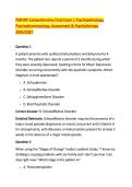 PMHNP Comprehensive Final Exam &vert; Psychopathology&comma; &NewLine;Psychopharmacology&comma; Assessment & Psychotherapy &NewLine;2026&sol;2027