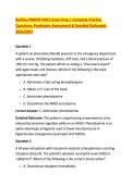 Barkley PMHNP ANCC Exam Prep &vert; Complete Practice &NewLine;Questions&comma; Psychiatric Assessment & Detailed Rationales &NewLine;2026&sol;2027 