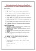 ABSA Surgical Assistant Certification Actual Exam Questions and Answers Latest Update