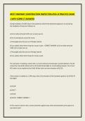 NICET HIGHWAY CONSTRUCTION INSPECTOR LEVEL III PRACTICE EXAM &NewLine;1 WITH CORRE CT ANSWERS