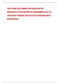Test Bank for Caring for Older Adults Holistically 8th Edition by Dahlkemper &lpar;All 22 Chapters Covered&comma; NCLEX-Style Questions with Rationales&rpar;
