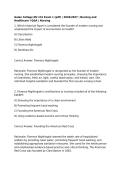 Galen College NU 131 Exam 1 &lpar;pdf&rpar; &vert; 2026&sol;2027 &vert; Nursing and Healthcare I Q&A &vert; Nursing