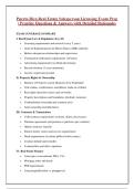 Puerto Rico Real Estate Salesperson Licensing Actual Exam Questions and Answers Latest Update