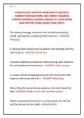 COSMETOLOGY WRITTEN EXAM NEWEST 2026&sol;2027 &NewLine;COMPLETE 200 QUESTIONS AND CORRECT ANSWERS &NewLine;&lpar;VERIFIED ANSWERS&rpar; &vert;ALREADY GRADED A&plus;&vert;&vert;BEST BRAND &NewLine;NEW EDITION&vert;&vert;SURE EXAMS&vert;&vert;SURE PASS&excl;&excl;&excl;