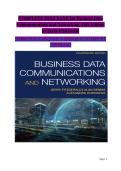 Business Data Communications and Networking&comma; 14th Edition by Jerry FitzGerald &vert; Comprehensive Test Bank&colon; Complete Exam Questions & Answers&semi; Full Study & Practice Resource