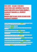 NSG 3280 Exam 1 Real Exam Questions and Answers with Rationales &vert; 2026 A&plus; Graded Guide