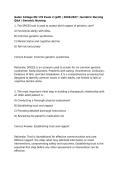 Galen College NU 176 Exam 2 &lpar;pdf&rpar; &vert; 2026&sol;2027 &vert; Geriatric Nursing Q&A &vert; Geriatric Nursing