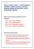 68W ALC PHASE 3 &lpar;TEST 1&rpar; &ast;&ast;&ast; QUESTIONS AND &NewLine;ANSWERS &vert; VERIFIED AND WELL DETAILED&NewLine;ANSWERS &vert;DOWNLOAD AND PASS &vert; LATEST &NewLine;EXAM UPDATE 2026&sol;2027