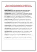 Illinois Private Detective Licensing Actual Exam Questions and Answers Latest Update