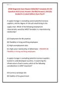 CPSM Diagnostic Exam Newest 2026&sol;2027 Complete All 150 &NewLine;Questions And Correct Answers &lpar;Verified Answers&rpar; &vert;Already &NewLine;Graded A&plus;&vert;&vert;Latest Edition&vert;&vert;Sure Pass&excl;&excl;&excl;