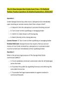 The CE Shop Georgia Real Estate Exam Prep &vert; PSI National &NewLine;Portion Practice Questions & Detailed Explanations 2026&sol;2027 