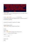 DIFFERENTIAL DIAGNOSIS- MIDTERM&NewLine;LATEST 2026&sol;2027 ACTUAL EXAM&NewLine;QUESTIONS WITH CORRECT&NewLine;ANSWERS 100&percnt; VERIFIED GRADED&NewLine;A&plus;