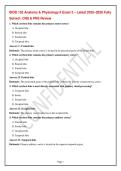 BIOD 152 Anatomy & Physiology II Exam 2 &ndash; Latest 2025&ndash;2026 Fully Solved &vert; CNS & PNS Review