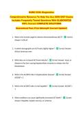 NURS 5339&colon; Diagnostics &NewLine;Comprehensive Resource To Help You Ace 2026-2027 Exams &NewLine;Includes Frequently Tested Questions With ELABORATED &NewLine;100&percnt; Correct COMPLETE SOLUTIONS &NewLine;Guaranteed Pass First Attempt&excl;&excl; Current Update&excl;&excl;