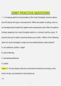 CBMT PRACTICE QUESTIONS &vert; QUESTIONS & ANSWERS &vert; COMPREHENSIVE MEDICAL TECHNOLOGY CERTIFICATION STUDY GUIDE &vert; 2026 EXAM PREP