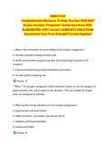 NURS 5339 &NewLine;Comprehensive Resource To Help You Ace 2026-2027 &NewLine;Exams Includes Frequently Tested Questions With &NewLine;ELABORATED 100&percnt; Correct COMPLETE SOLUTIONS  &NewLine;Guaranteed Pass First Attempt&excl;&excl; Current Update&excl;&excl; 