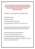 CRAT TEST FINAL EXAM AND PRACTICE EXAM QUESTIONS &NewLine;2026&sol;2027 COMPLETE 500 EXAM QUESTIONS WITH DETAILED &NewLine;VERIFIED ANSWERS &vert;&vert;BEST LATEST EDITION&vert;&vert;BEST &NewLine;EXAMS&vert;&vert;SURE PASS&excl;&excl;&excl;