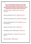 CREST CPSA EXAM NEWEST 2026&sol;2027 ACTUAL EXAM &NewLine;COMPLETE 300 QUESTIONS AND CORRECT DETAILED &NewLine;ANSWERS &lpar;VERIFIED ANSWERS&rpar; &vert;ALREADY GRADED A&plus;&vert;&vert;BEST &NewLine;BRAND NEW EDITION&vert;&vert;BEST EXAMS&vert;&vert;QUICK PASS&excl;&excl;&excl; 